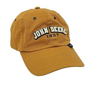 John Deere 1837 Strap Back Hat Authentic K-Products One Size Adjustable